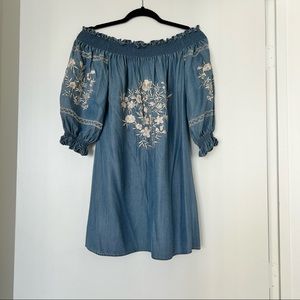 ZARA OFF SHOULDER DRESS